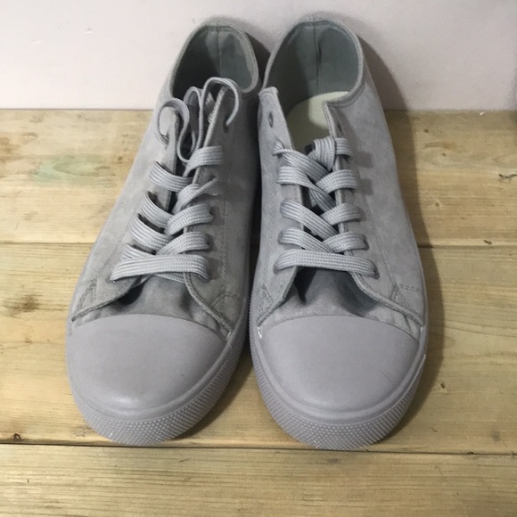 BNIB Qupid Womens narnia Fabric Low Top Lace Up sneakers grey  10 - Picture 4 of 10